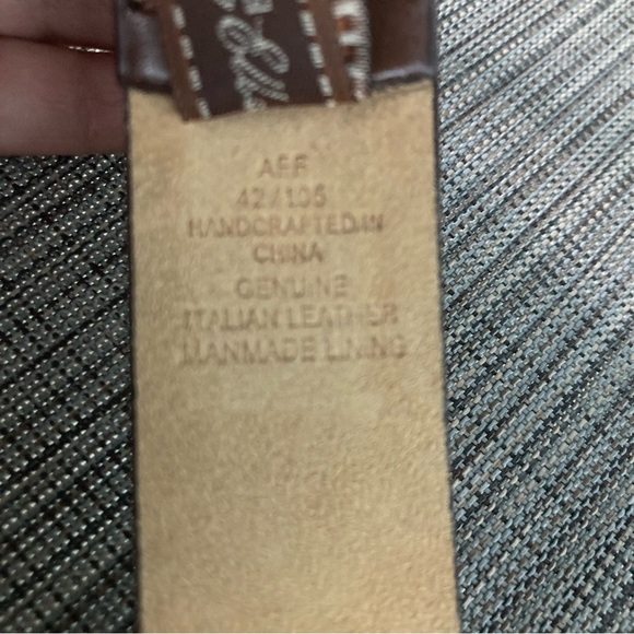 Jasso Ella Genuine Italian Leather Belt Size 42 - Picture 4 of 6